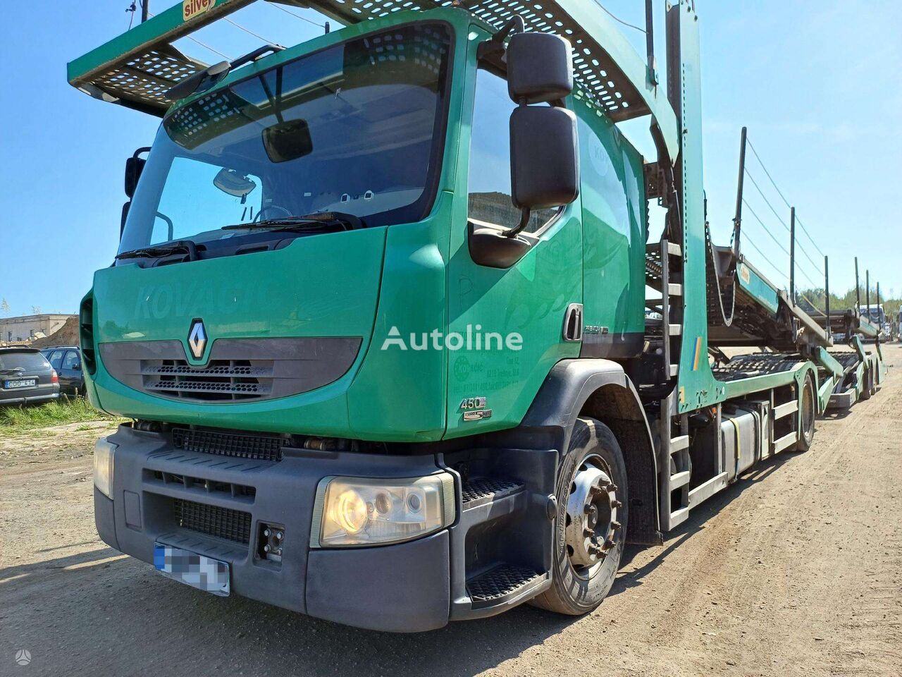 شاحنة نقل السيارات Renault PREMIUM 450 + SILVER