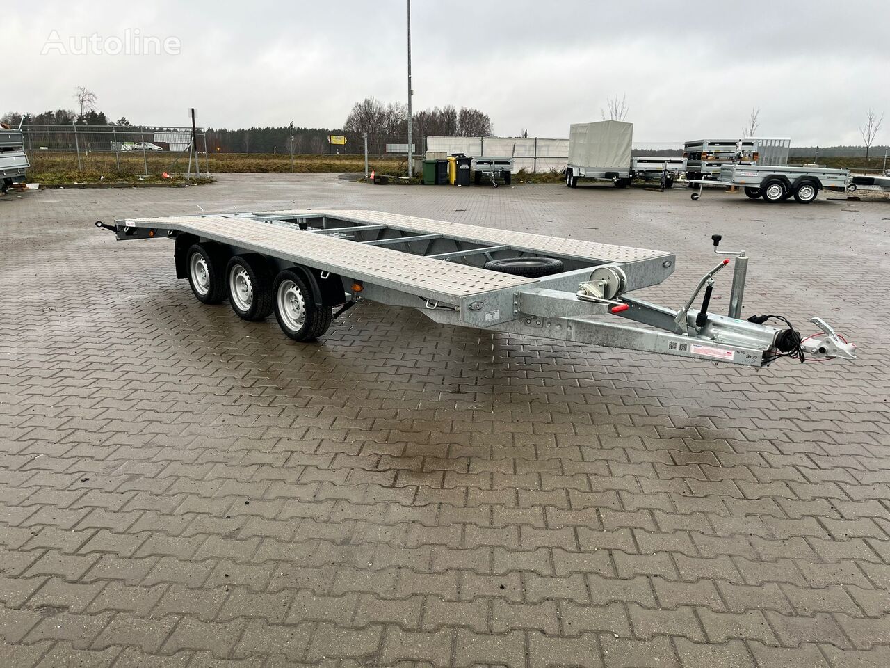 جديد العربات المقطورة شاحنة نقل السيارات Niewiadów J502135 JUPITER 500x210cm 3500kg 3 axles!