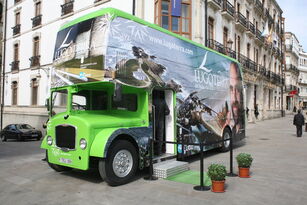 الحافلة ذات الطابقين British Bus Bristol Lodekka FLF promotional exhibition unit