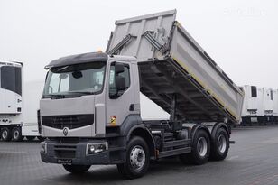 شاحنة قلابة Renault Kerax 460 3 way Meiller tipper 6x4