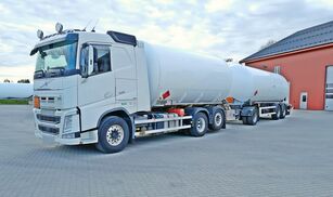 شاحنة نقل الغاز Volvo FH 500 *6x2 *27.000 + 33.500ltr *ADR *CERTIFICATES + عربة الصهريج لنقل الغاز