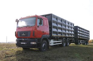 جديدة شاحنة نقل الحبوب MAZ 631228 + العربات المقطورة شاحنة نقل الحبوب