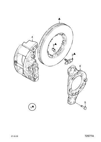 Fuelle Pinza Freno  Eje Trasero Derecho Fuelle Pinza Freno  Eje Trasero Derecho DAF Serie XF105.XXX Fg 4 1862301 لـ السيارات القاطرة DAF Serie XF105.XXX Fg 4x2 [12,9 Ltr. - 340 kW Diesel]