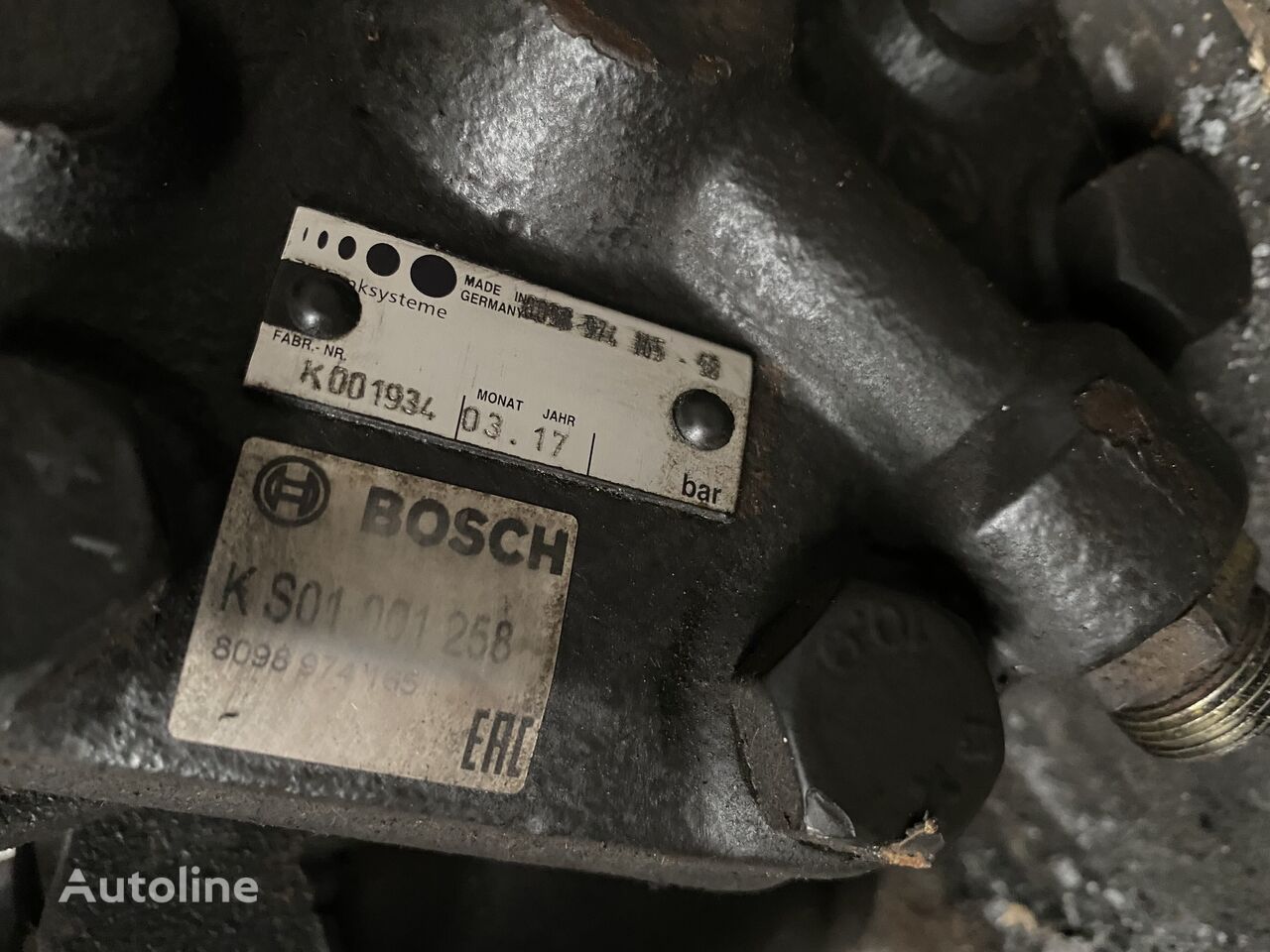 ترس التوجيه Bosch KS01001258 لـ الباصات Mercedes-Benz