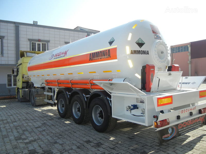 جديد عربة الصهريج لنقل الغاز Doğumak SEMI-TRAILER  35M3 AMMONIA (NH3)