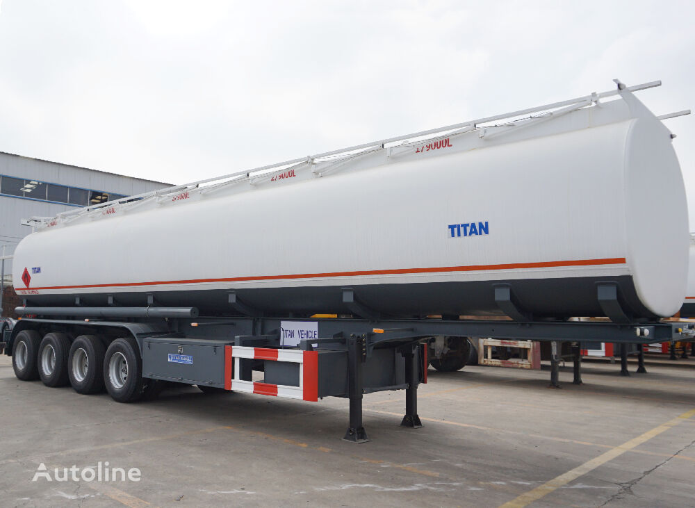 جديد صهريج نصف مقطورة TITAN 4 Axle 50000 L Oil Tanker Trailer Truck Cost Price - Y