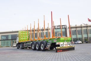 جديدة العربات نصف المقطورة شاحنة نقل الأخشاب Nova New - Timber Transport Semi Trailer - 2024 - Domex Bunks