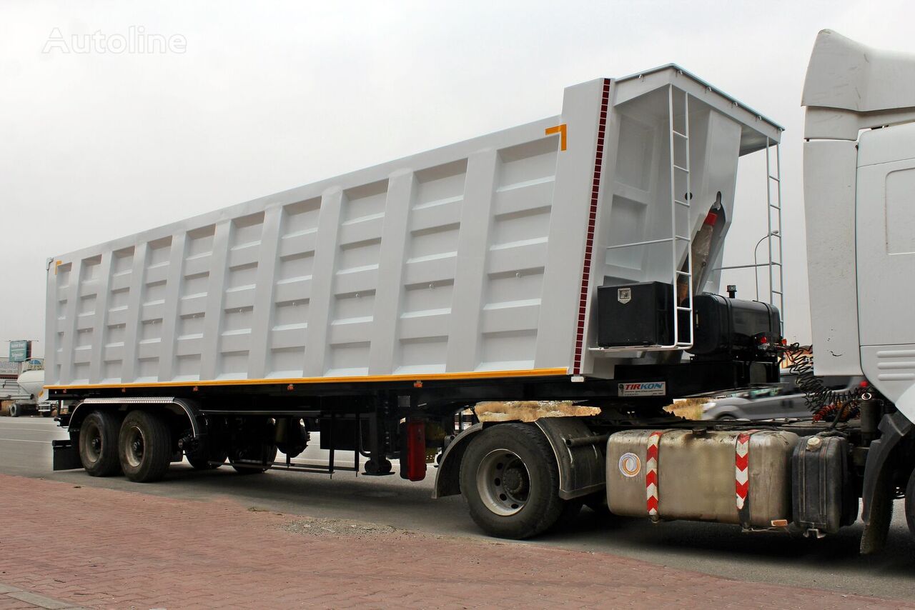 جديدة العربات نصف المقطورة شاحنة قلابة Tirkon TIPPER TRAILER DIRECTLY FROM MANUFACTURER